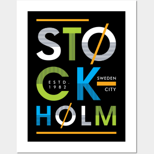 Stockholm Sweden Posters and Art